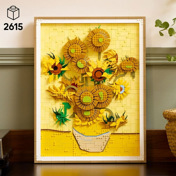 LEGO Art Vincent Van Gogh Sunflowers Building Set, 2615 pc