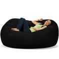 thumbnail image 1 of Comfy Sacks 6’ Memory Foam Bean Bag Lounger, Choose Color, 1 of 3