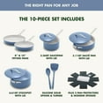 thumbnail image 4 of GreenPan Nova 10-Piece Ceramic Nonstick Cookware Set, 4 of 10