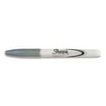 thumbnail image 3 of Sharpie Metallic Permanent Marker, Fine Point, Metallic Silver, 12ct., 3 of 7