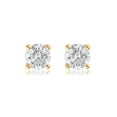 thumbnail image 1 of Lab Created 2.00 CT. T.W. Fancy Cut Diamond Stud Earrings in 18K Gold, 1 of 5