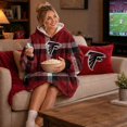 thumbnail image 5 of Pegasus Sports Atlanta Falcons Wearable Sherpa Throw, 5 of 7