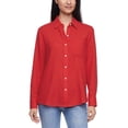 thumbnail image 1 of Gap Women's Linen Blend Button-Down Shirt, 1 of 10