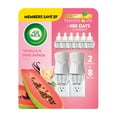 thumbnail image 1 of Air Wick Plug In Scented Oil Air Freshener, Vanilla & Pink Papaya, 2 Warmers + 8 Refills, 1 of 11