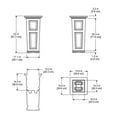 thumbnail image 5 of Mayne Cranbrook 32" Tall Planter, 5 of 7