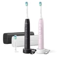 thumbnail image 1 of Philips Sonicare Total Clean Rechargeable Toothbrush, Pink and Black, 2 pk., 1 of 9