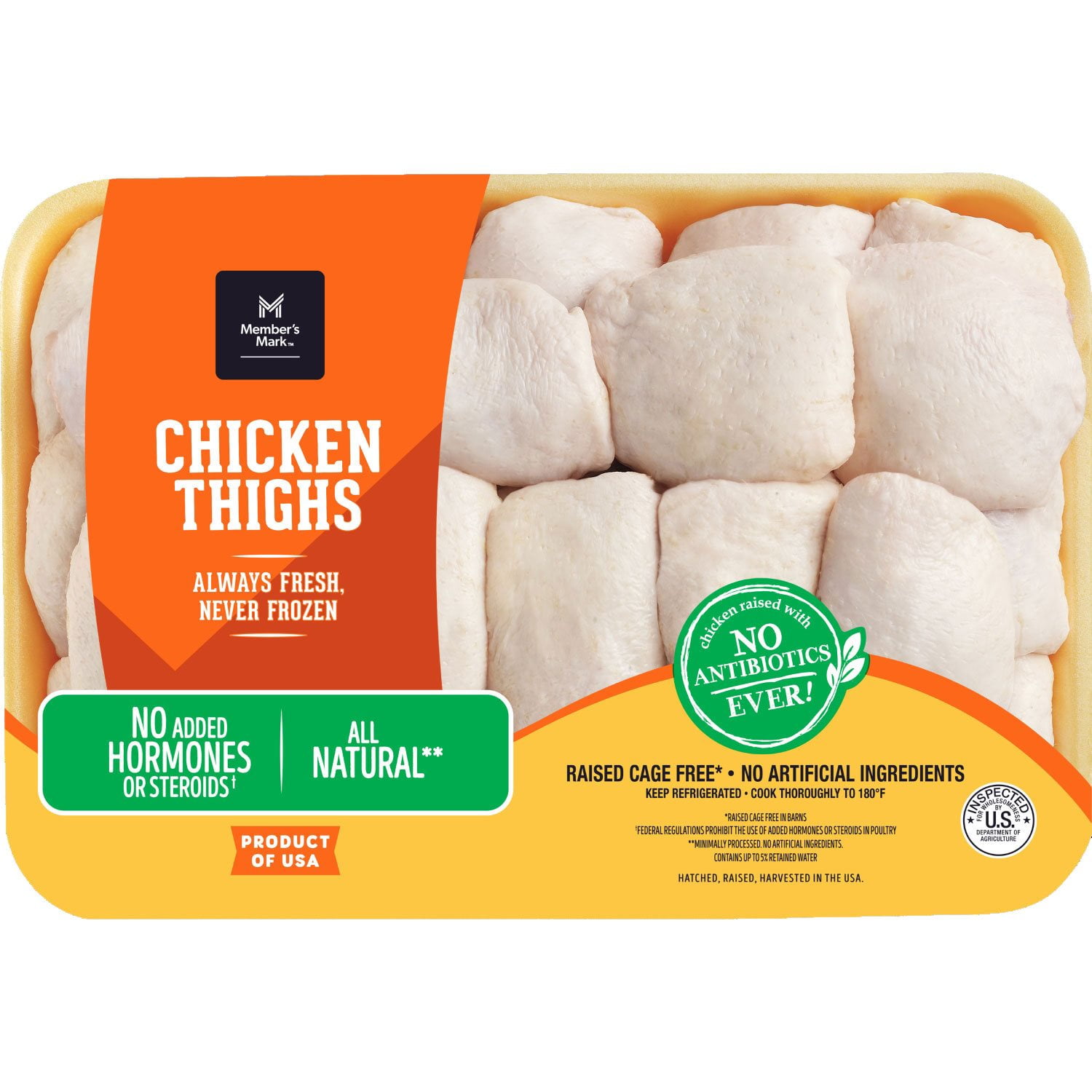 Member's Mark Bone-In Chicken Thighs, priced per pound - Samsclub.com