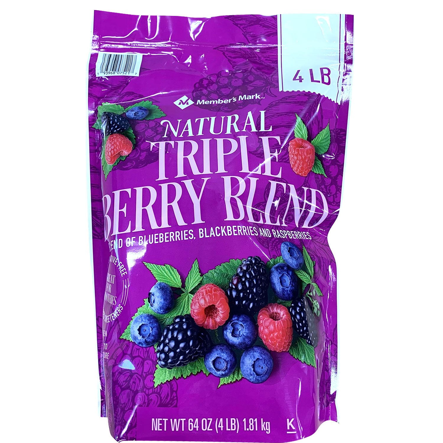 Member's Mark Triple Berry Blend, Frozen, 64 oz. - Samsclub.com