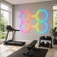 thumbnail image 4 of Westinghouse Color-Changing LED Hex Light Kit with Remote Control, 4 of 16