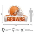 thumbnail image 4 of Logo Brands Cleveland Browns Pre-Lit 7’x10’ Team Inflatable, 4 of 6