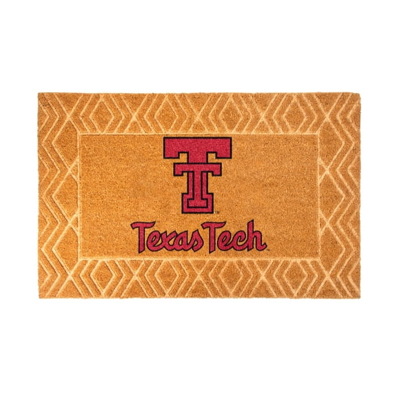 Logo Brands Texas Tech Red Raiders Coir Outdoor Mat