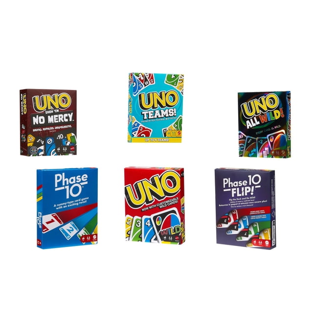 Sam's Club Exclusive: 6 Card Game Uno Bundle