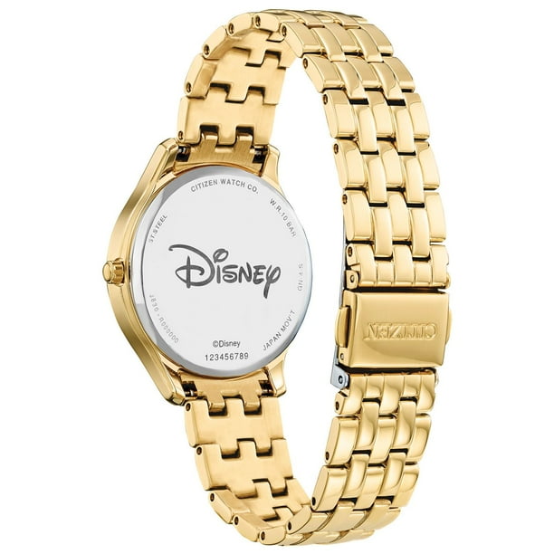 Citizen Eco-Drive Disney Minnie Mouse Gold-Tone Watch - Samsclub.com