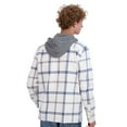 thumbnail image 2 of Aeropostale Men's Flannel Button-Down Hoodie, 2 of 11
