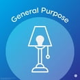 thumbnail image 6 of GE Daylight LED 60W Equivalent General Purpose A19 Light Bulbs 12 pk., 6 of 8