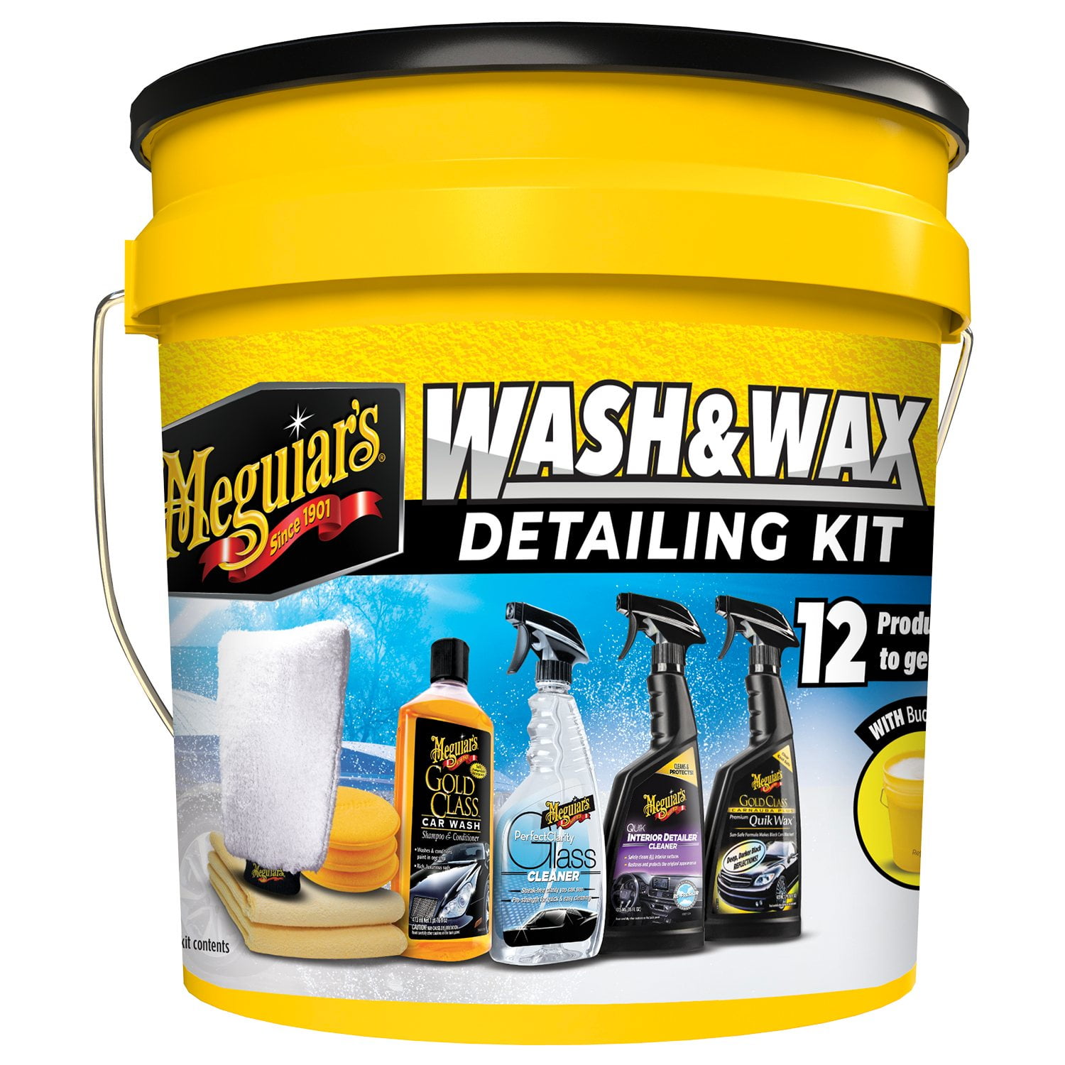 Meguiar's Wash & Wax Detailing Kit, 12-piece - Samsclub.com