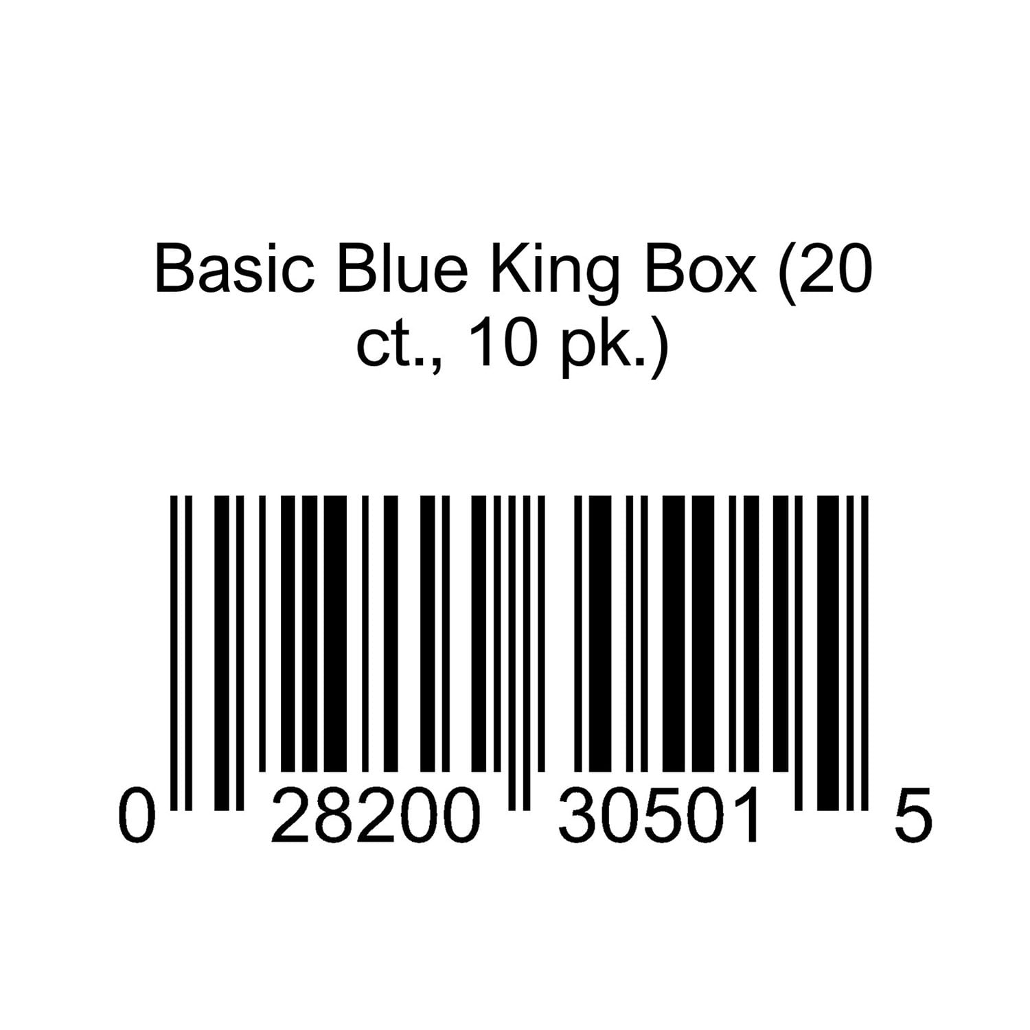 Basic Blue King Box 20 ct., 10 pk. - Samsclub.com