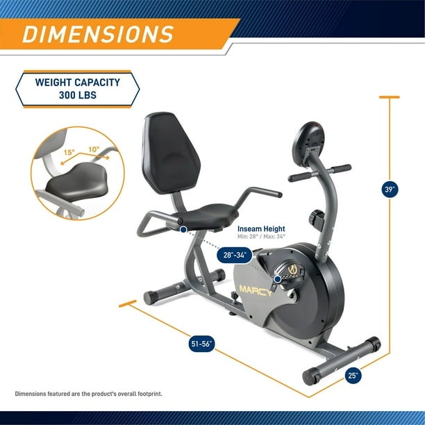 Marcy Recumbent Magnetic Exercise Bike - Samsclub.com