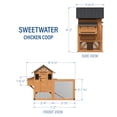 thumbnail image 6 of Backyard Discovery Sweetwater Cedar Wooden Chicken Coop with Run, Nesting Box, and Automatic Door, 6 of 8