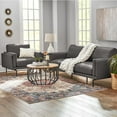 thumbnail image 2 of Member's Mark Asher Modern Leather Sofa, Camel, 2 of 7