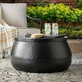 thumbnail interactive-video image 1 of Member's Mark Hammered Metal Black Coffee Table with Hidden Storage, 1 of 4