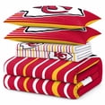 thumbnail image 2 of Logo Brands Kansas City Chiefs Queen Bed-In-A-Bag Set, 2 of 5