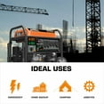 thumbnail image 7 of 12000/9000-Watt Genmax Dual Fuel Portable Generator With CO Sensor + Remote Electric Start / Folding Handle, 7 of 7
