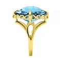 thumbnail image 3 of Treated Solitaire Gemstone Ring in 14K Gold, 3 of 6