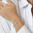 thumbnail image 6 of 3.50 C.T. TW Round Cut Two Row Diamond Tennis Bracelet in 14K Gold, 6 of 8