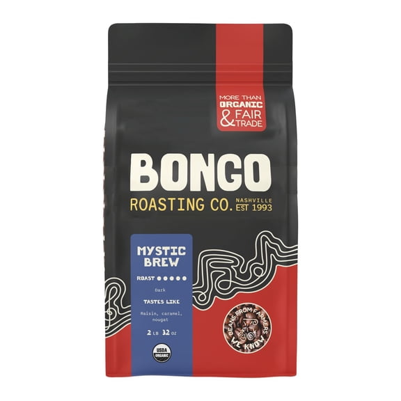 Bongo Java Roasting Co Mystic Brew 32oz Whole Bean Coffee