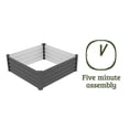 thumbnail image 5 of The Organic Garden Co. Hakea 4' x 4' x 1' Metal Square Garden Bed, 5 of 9