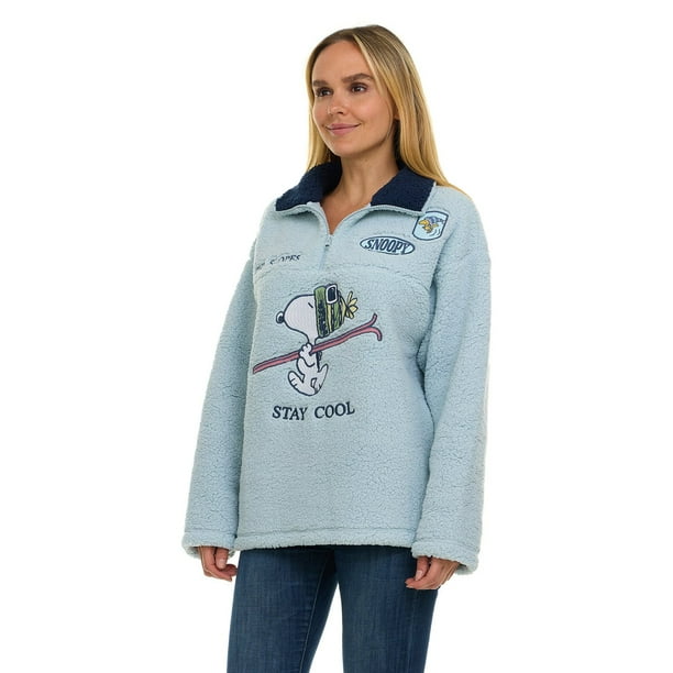 Women's Character Winter Sherpa Quarter-Zip Pullover - Samsclub.com