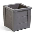 thumbnail image 2 of Step2 Lakewood Resin Dark Cedar Planter, Choose Type, 2 of 11