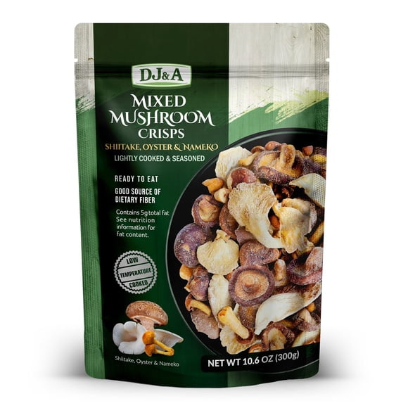 DJ&A Mixed Mushroom Crisps, 10.6 oz.