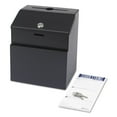 thumbnail image 3 of Safco Steel Suggestion/Key Drop Box with Locking Top, Black, 3 of 5