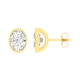 thumbnail image 3 of Lab Created Diamond Earrings in 14K Gold, 3 of 7