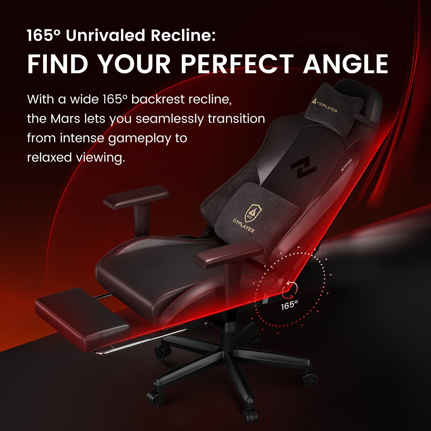 GTPLAYER Ace Mars Series Fabric Ergonomic Gaming Chair, Assorted