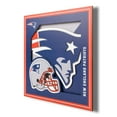 thumbnail image 1 of YouTheFan NFL 12” x 12” 3D Logo Wall Art, 1 of 5