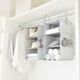 thumbnail image 3 of We Think Storage Set of 4 Attachable Three-Shelf Hanging Closet Organizers, Assorted Colors, 3 of 6