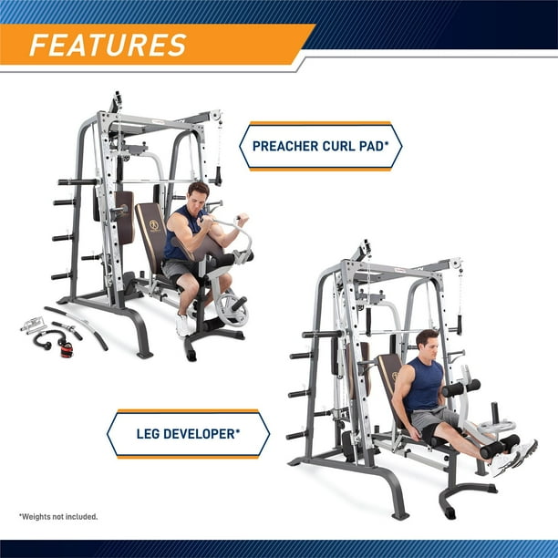MARCY トレーニングマシン Amazon.com: Marcy All-in-One Home Gym System with Tri-Action Press