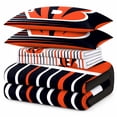 thumbnail image 2 of Logo Brands Cincinnati Bengals Queen Bed-In-A-Bag Set, 2 of 5