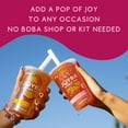 thumbnail image 7 of Joyba Mango Passionfruit and Strawberry Lemonade Green Bubble Tea with Popping Boba, 12 fl. oz., 8 ct., 7 of 7