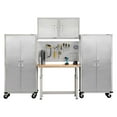 thumbnail image 12 of Seville Classics UltraHD Height Adjustable Workbench, 48" W x 24" D x 28.5"-42" H, 12 of 18