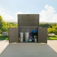 thumbnail image 5 of Lifetime 75 cu. ft. Horizontal Storage Shed, Light Brown, 5 of 17