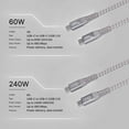 thumbnail image 3 of Member's Mark Ultra Power Type-C USB Charge & Sync 2 Pack Cables, 3 of 7