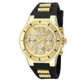 thumbnail image 1 of Invicta BLU Ladies Quartz 39mm Black Silicone and Gold Stainless Steel, Gold Dial Watch, 1 of 5
