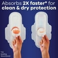 thumbnail image 3 of Always Ultra Thin Overnight Pads with Wings, 72 ct., 3 of 9