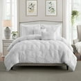 thumbnail image 1 of Ultra Plush Floral Pintuck Comforter Set, Assorted Sizes, 1 of 7