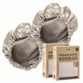 thumbnail image 1 of NIGHT Satin Anti-Frizz Shower & Sleep Caps, 2 pk., 1 of 7