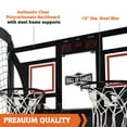thumbnail image 3 of Hall of Games Premium EZ-Fold Indoor 2-Player Arcade Basketball Game, 3 of 8